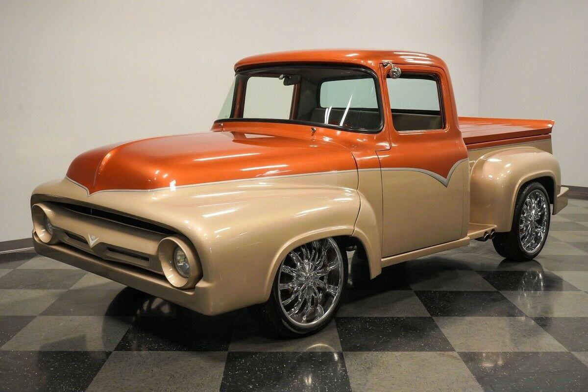 1956 ford f-100 v8 auto classic vintage collector edelbrock f100 custom upgraded