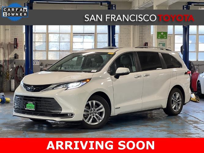 cpo 2021 toyota sienna platinum