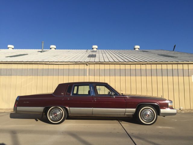 1991 cadillac fleetwood brougham d'elegance, 5.7l, fe2, 51,000m, 92, 90, 79, 80