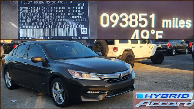 2017 honda accord hybrid ex-l