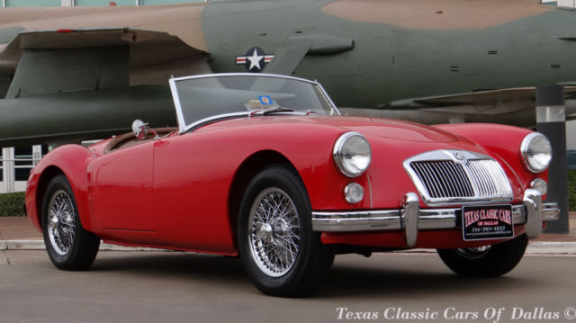 1958 mg mga roadster convertible restored red original video
