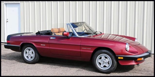 ultra low mileage 1989 alfa romeo spider veloce