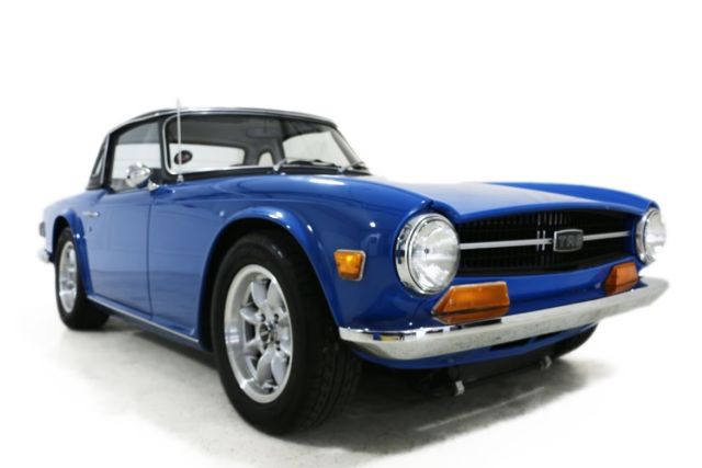 1972 triumph tr6 2.5l, french blue, low miles