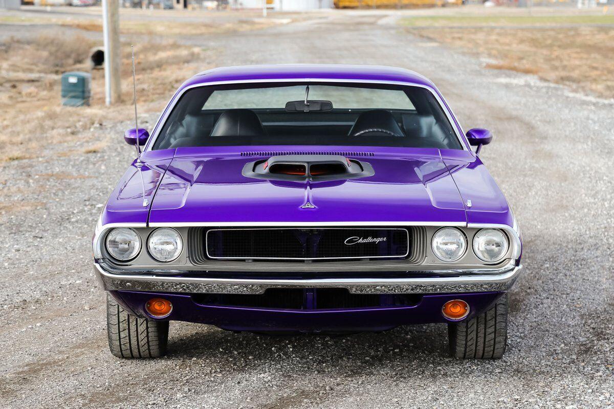 1973 dodge challenger 3987 miles purple coupe 440 big block v8