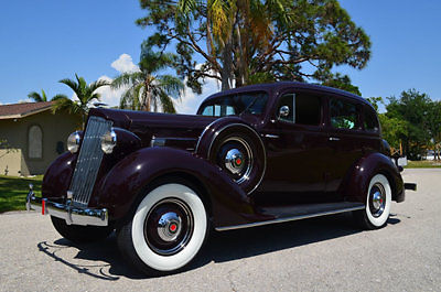 1935 packard 120 frame off restoration in stunning dark burgundy museum quality!