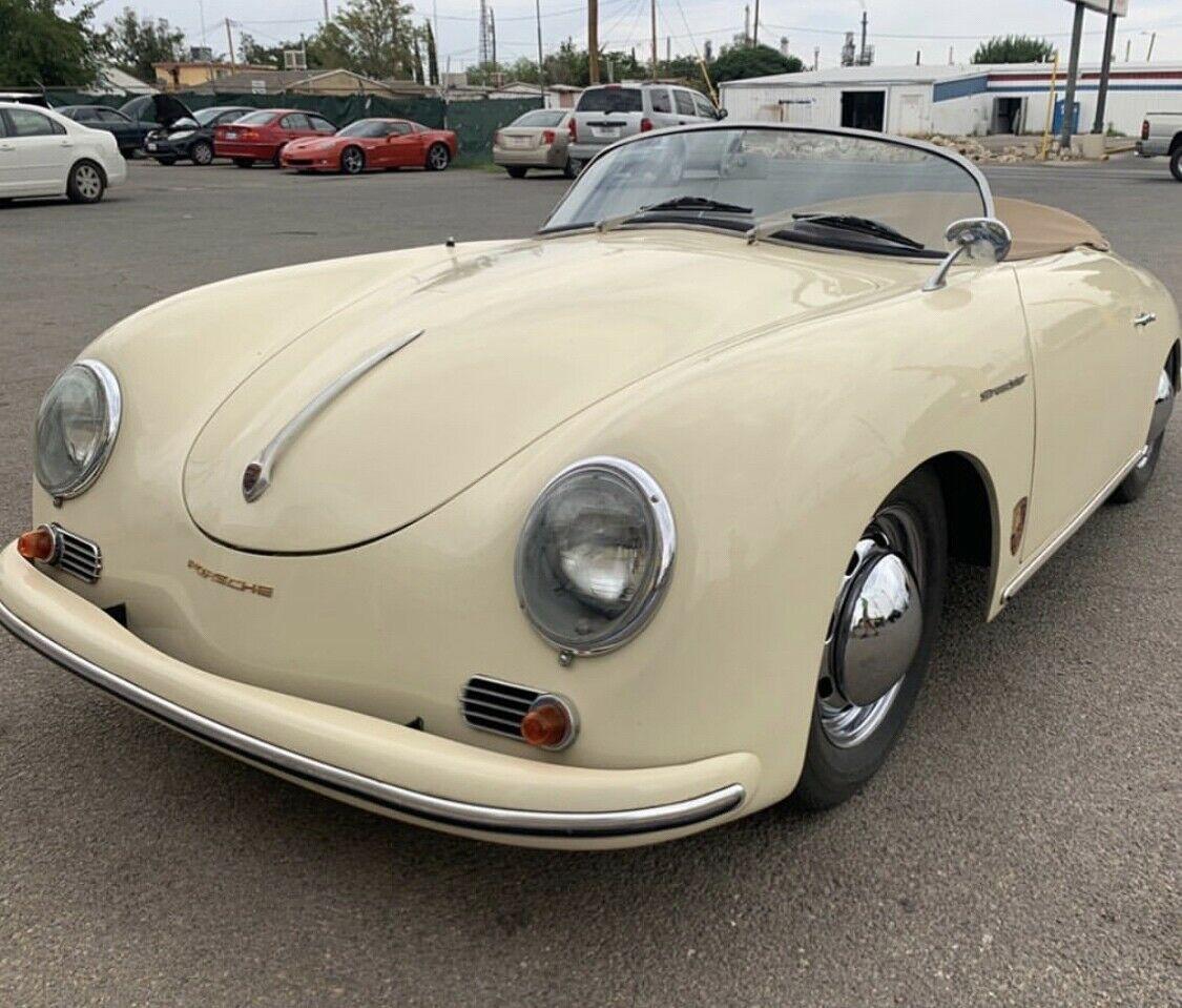 1957 porsche 356 a speedster 1.8 convertible brown rwd manual