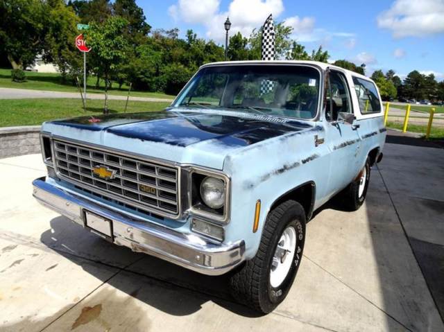 1975 chevrolet blazer k5 4wd removable top 350ci v8 survivor solid restored