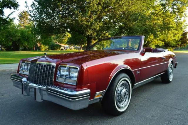 beautiful very rare 98k actual miles 1982 buick riviera convertible nice !!