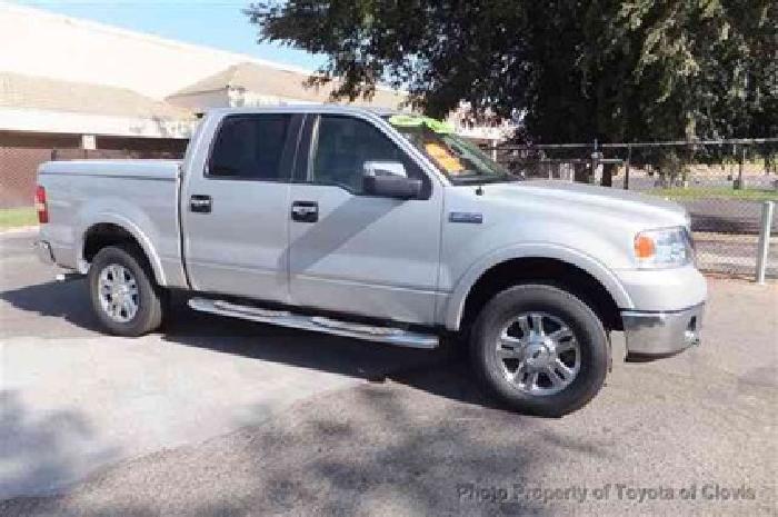 used 2006 ford f-150 supercrew 139" lariat 4wd 4x4 truck, 64,478 miles in clovis, ca