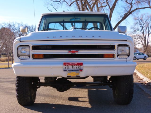1968 c/20 4x4 gear vendor overdrive p/s p/b 327 cid kevlar sidewall tires tough