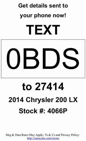 2014 chrysler 200 lx