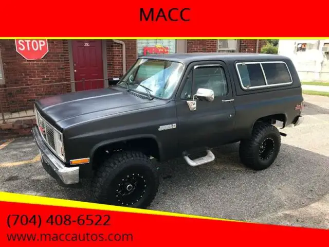 1987 gmc jimmy 4wd, v8 5.7l 350 efi, c10, nc truck, clean, nc !!