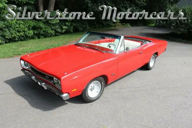1969 red low miles southern car 383cid - 330hp new seat covers