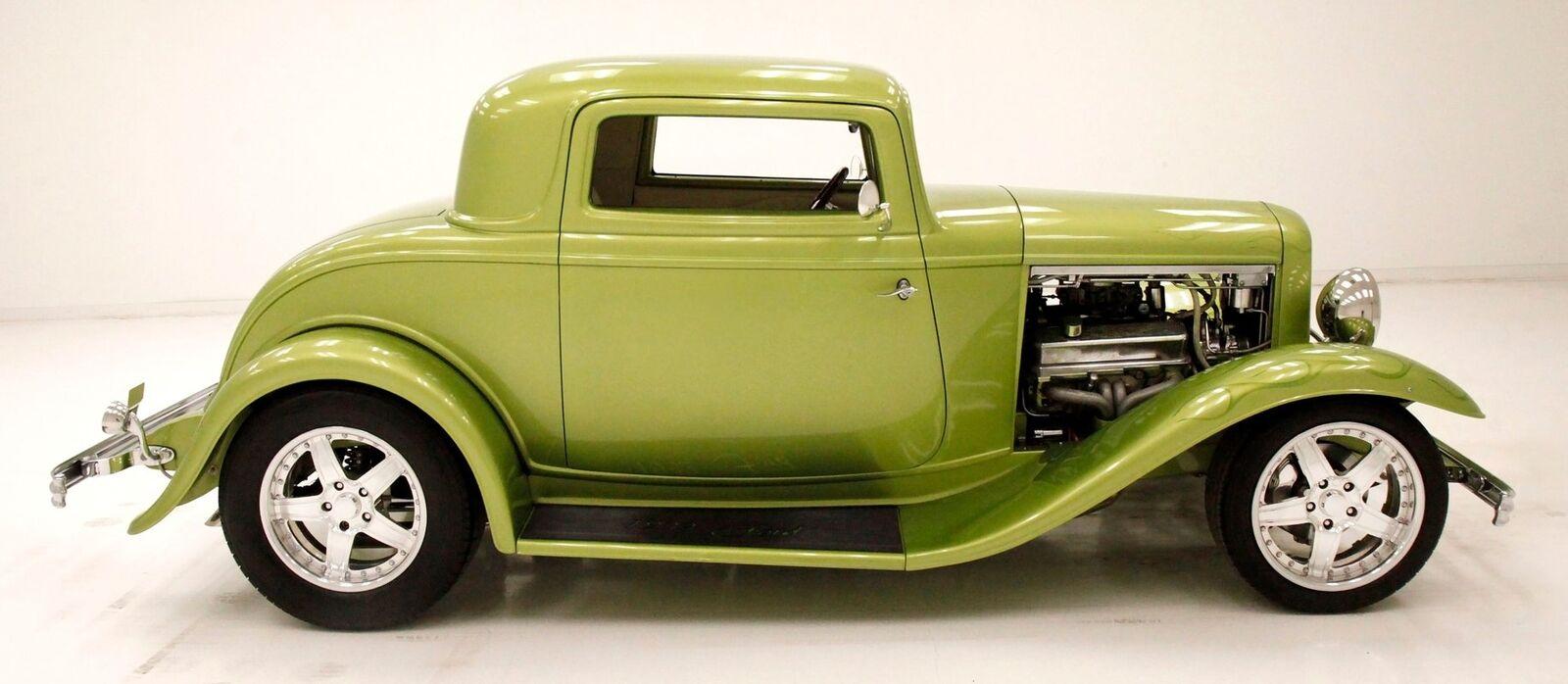 1932 ford coupe 3 window 350ci zz5 v8 leather interior