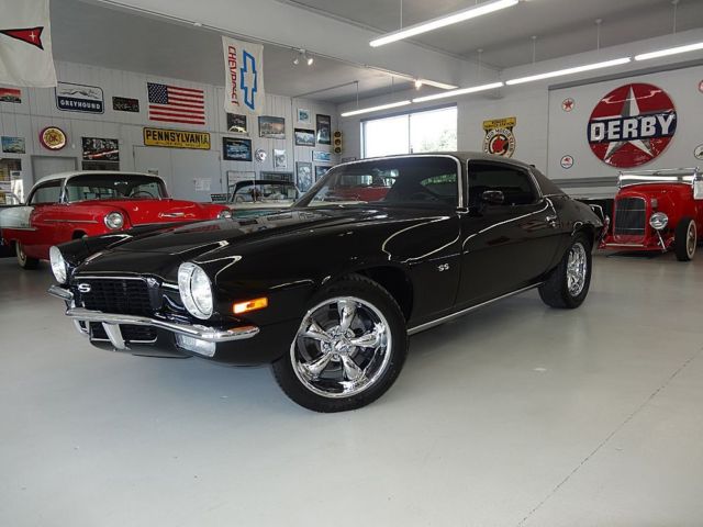 chevrolet chevy camaro ss z28 rs automatic firebird coupe black restored 4spd