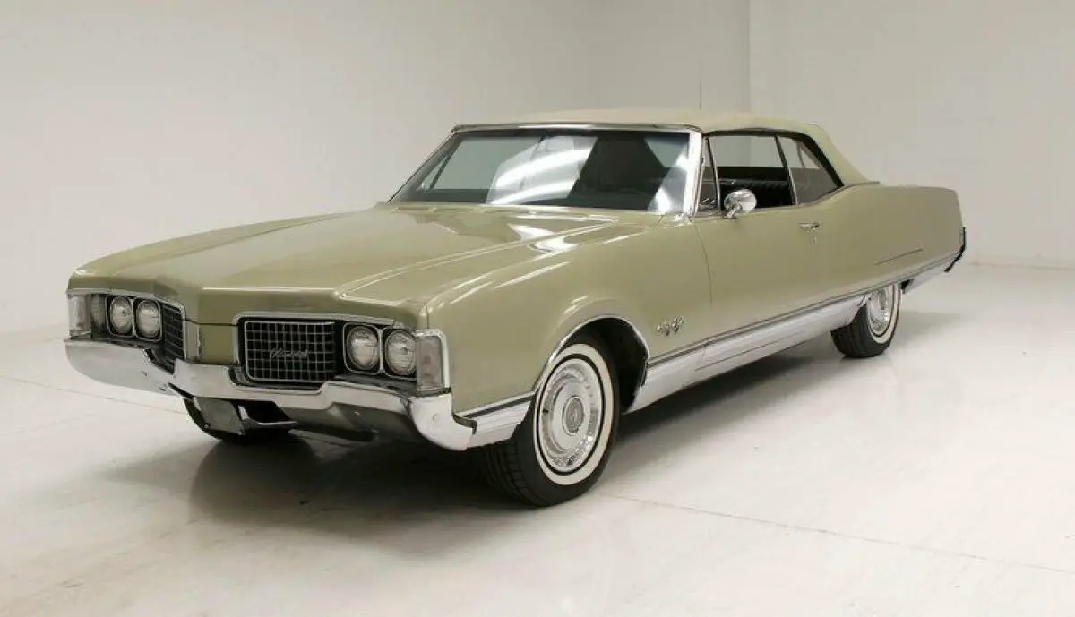 beautiful willow gold/original 455ci/showroom interior/low mileage example