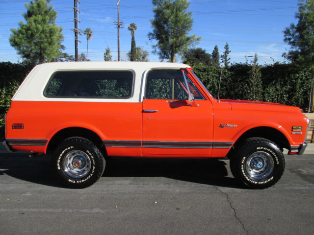 1972 blazer 4x4 cst california rust free