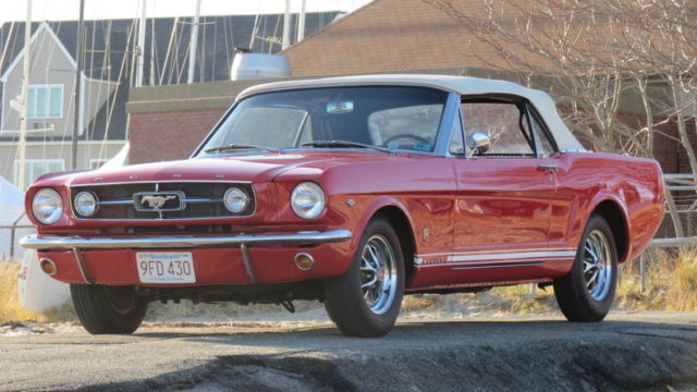 1965 red convertible gt 4 speed restored to original matching numbers