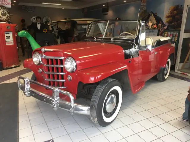 1950 willys jeepster convertible great driver great look! 48 49 with hd video!!