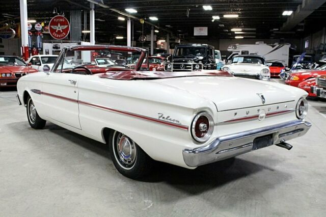1963 ford falcon convertible futura 57185 miles whisper white convertible 170ci