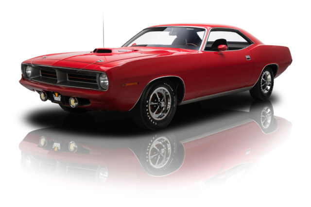 documented/numbers matching/certified 'cuda 440 six pack/390 hp v8 shaker hood