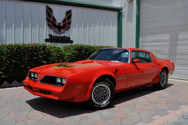 1978 pontiac trans am buccaneer red w72 performance package 21k original miles
