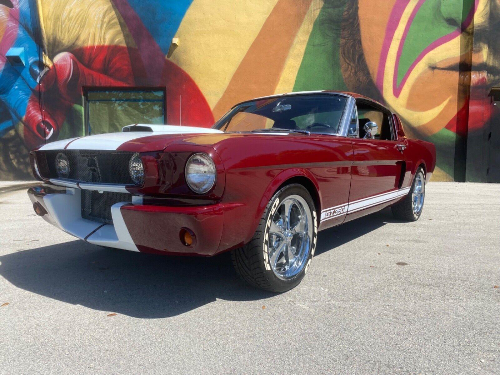 1965 ford mustang fast back shelby custom 58 miles