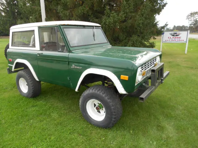 1972 ford bronco 289 running project some rust tlc to be daily driver