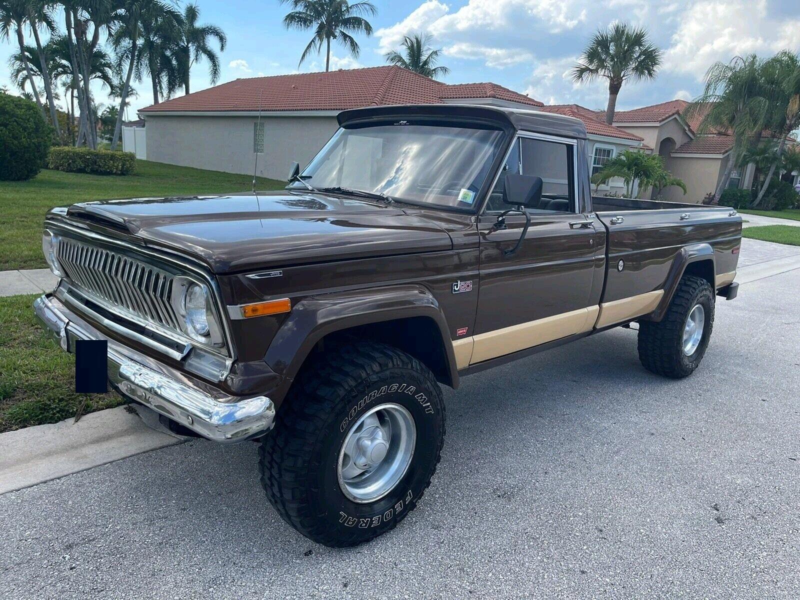 1974 jeep gladiator gladiator 2000 miles 6 cylinder pickup