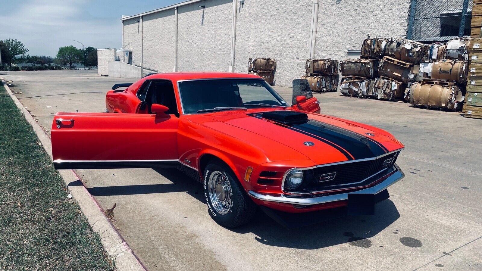 1970 ford mustang fastback calypso coral freshly restored rotisserie rebuild