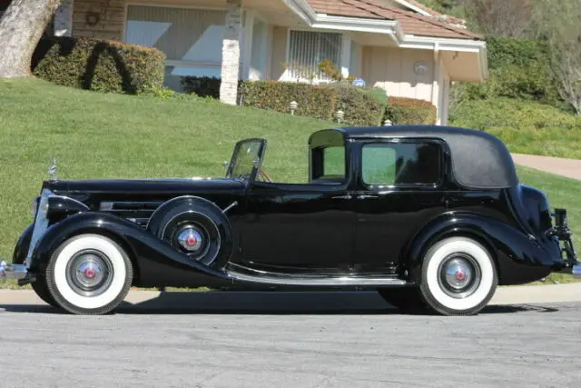 1937 packard twelve lebaron all weather cabriolet town car