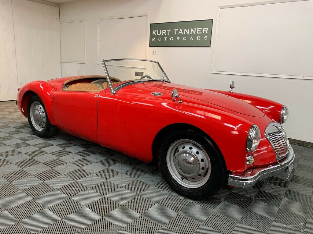 1957 mga 1500 roadster. 4-speed, disc wheels. nice driver with correct engine
