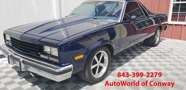 1984 chevrolet el camino ls engine super sport show truck digital dash clean