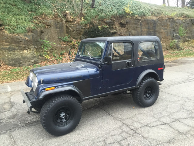 1980 cj-7 v8 full cage new tires- a beast! hardtop free shipping to your door!