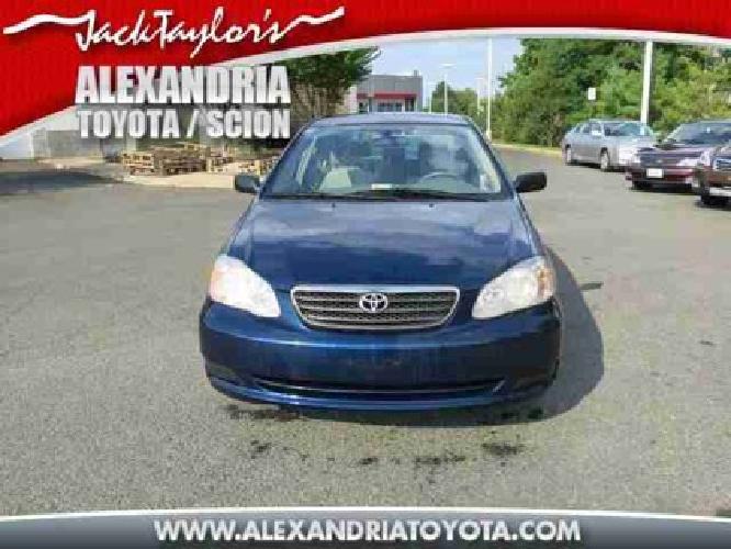 2007 toyota corolla in alexandria, va