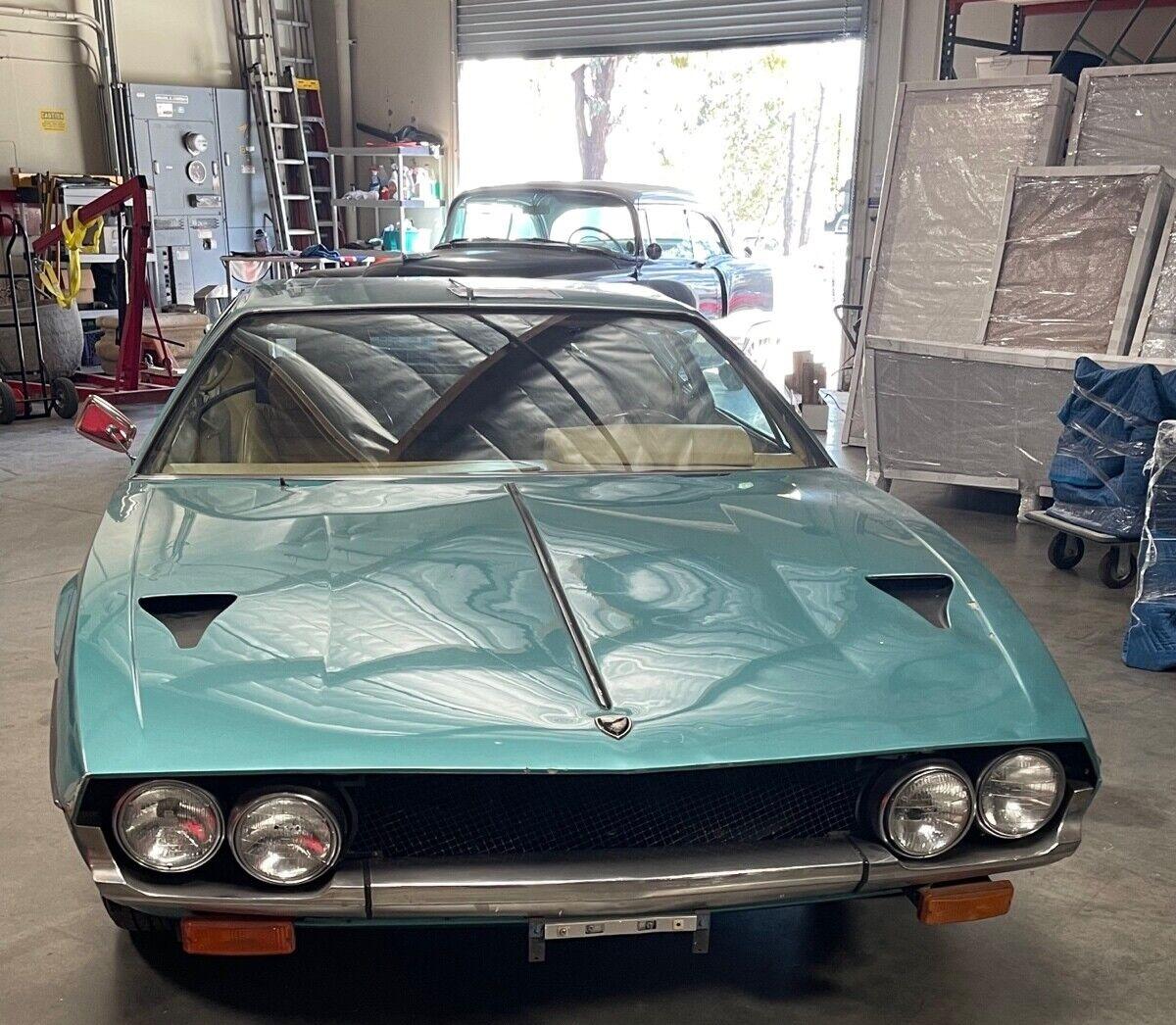 1970 lamborghini espada series 2 tan 32k original miles blue