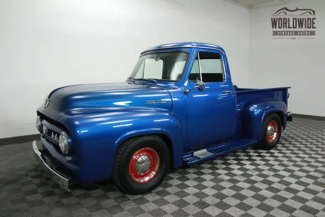 1953 blue restored. 460 big block v8! auto. ps.pb!!