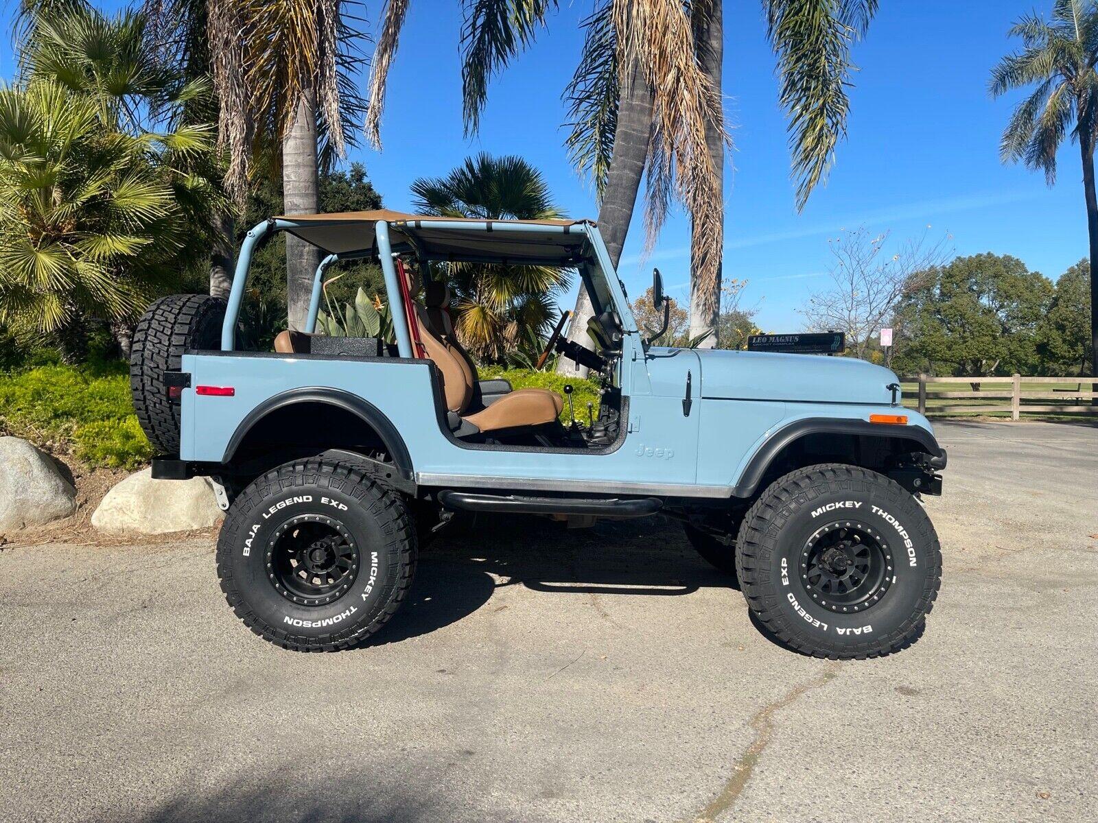 1980 jeep cj 7 restomod ls swap 5 speed transmission