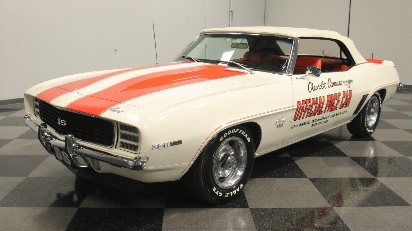 1969 chevrolet camaro pace car convertible 350 v8