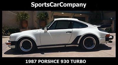 1987 porsche 930 turbo rare example white classic collector car great price!!!