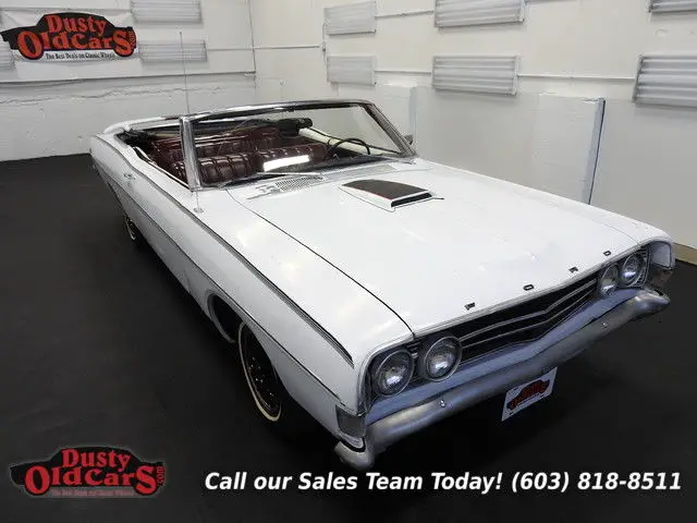 1968 white runs drives body inter vgood 302v8 3 spd auto!