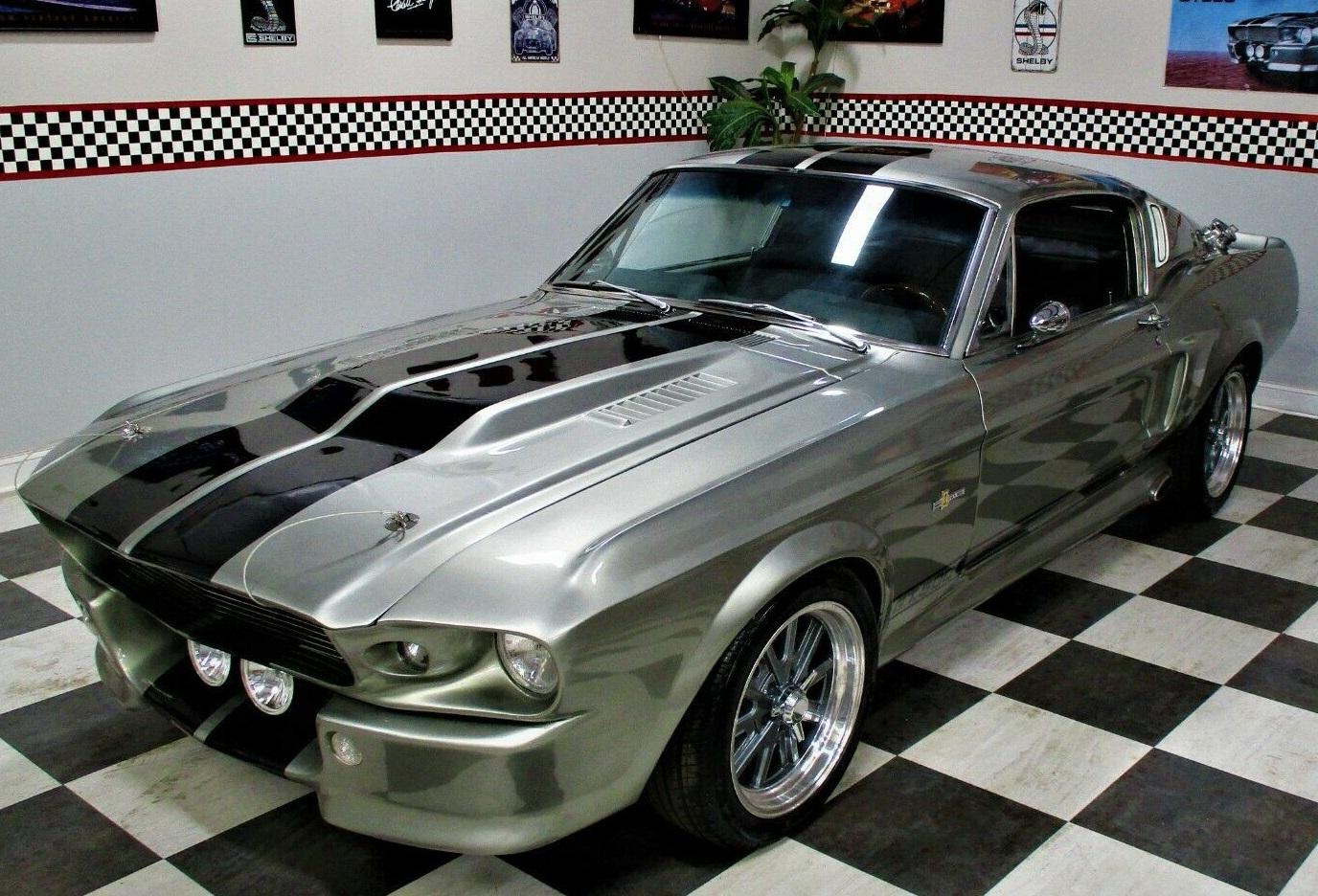 1968 ford mustang shelby gt500e 5 speed 427 w cobra 122 miles