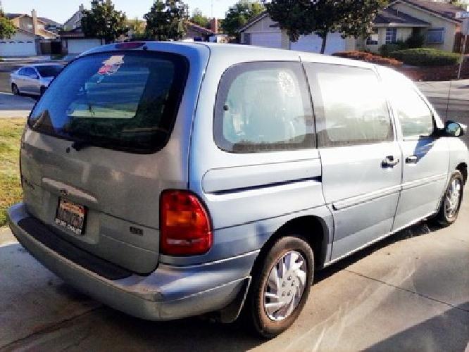 obo 1998 ford windstar blue 4-door passenger mini van obo in hemet, ca
