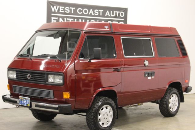 1987 volkswagen westfalia syncro gl all records rebuilt transaxle