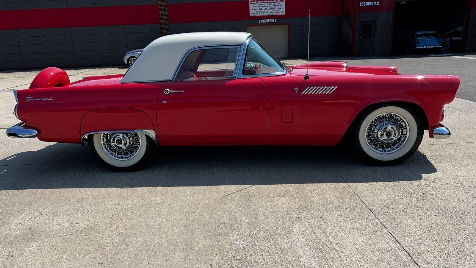 1956 ford thunderbird 4 speed manual convertible