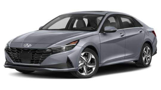 2022 Hyundai Elantra hybrid blue
