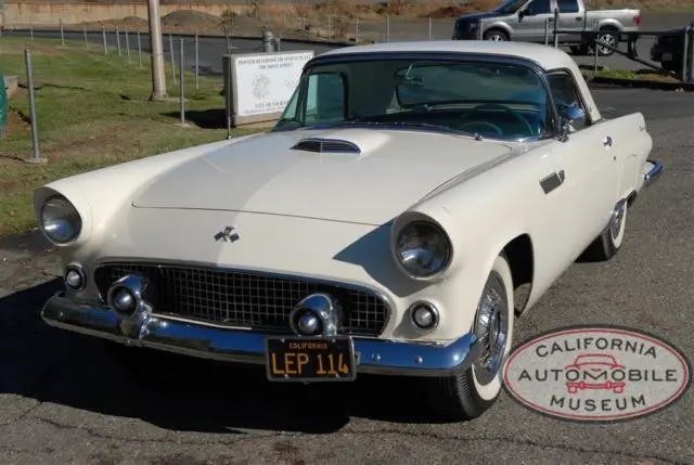 1955 ford thunderbird 3-speed w/overdrive continental kit