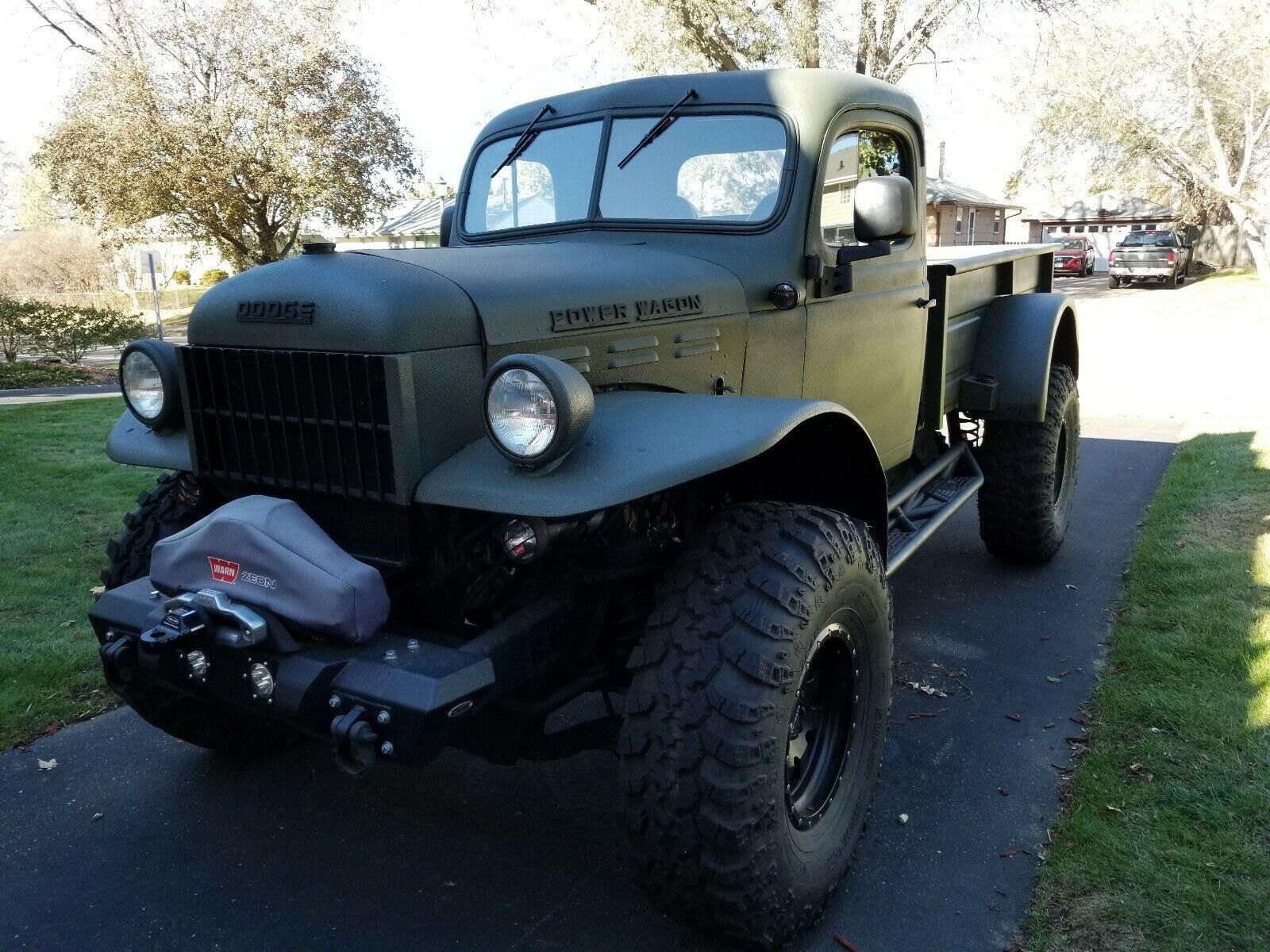 1948 dodge power wagon power wagon green 4wd automatic