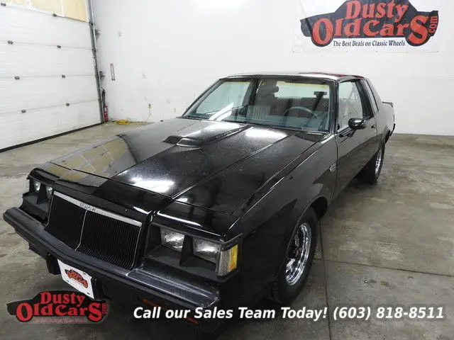 1986 black runs drives body interior vgood 3.8l turbo auto!