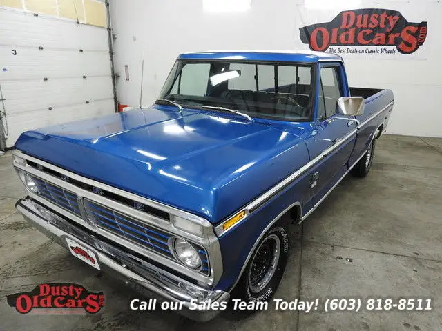 1973 blue runs drives body int vgood 360v8 auto!
